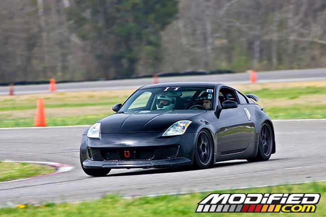 Bryan's 2003 350Z Super Black track model coupe